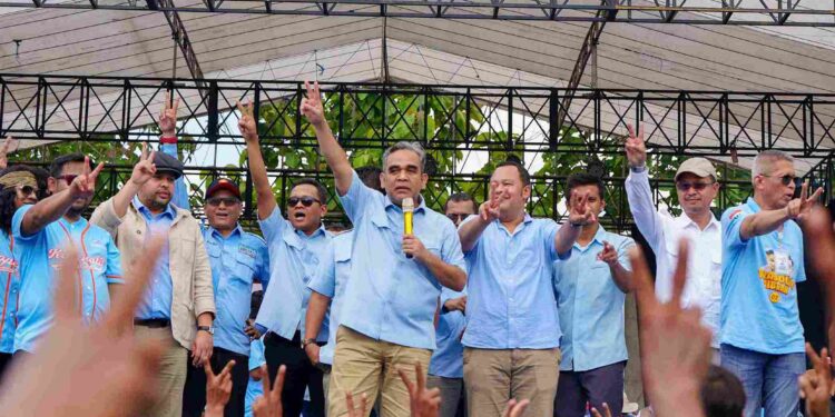 Puluhan Ribu Masyarakat Tegal dan Brebes Padati Kampanye Akbar Prabowo-Gibran