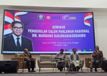 SMSI Gelar Seminar Pengusulan RM Margono Djojohadikoesoemo sebagai Pahlawan Nasional Di Undip