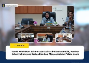 Kanwil Kemenkum Bali Perkuat Pelayanan Publik melalui Solusi Hukum yang Berkeadilan